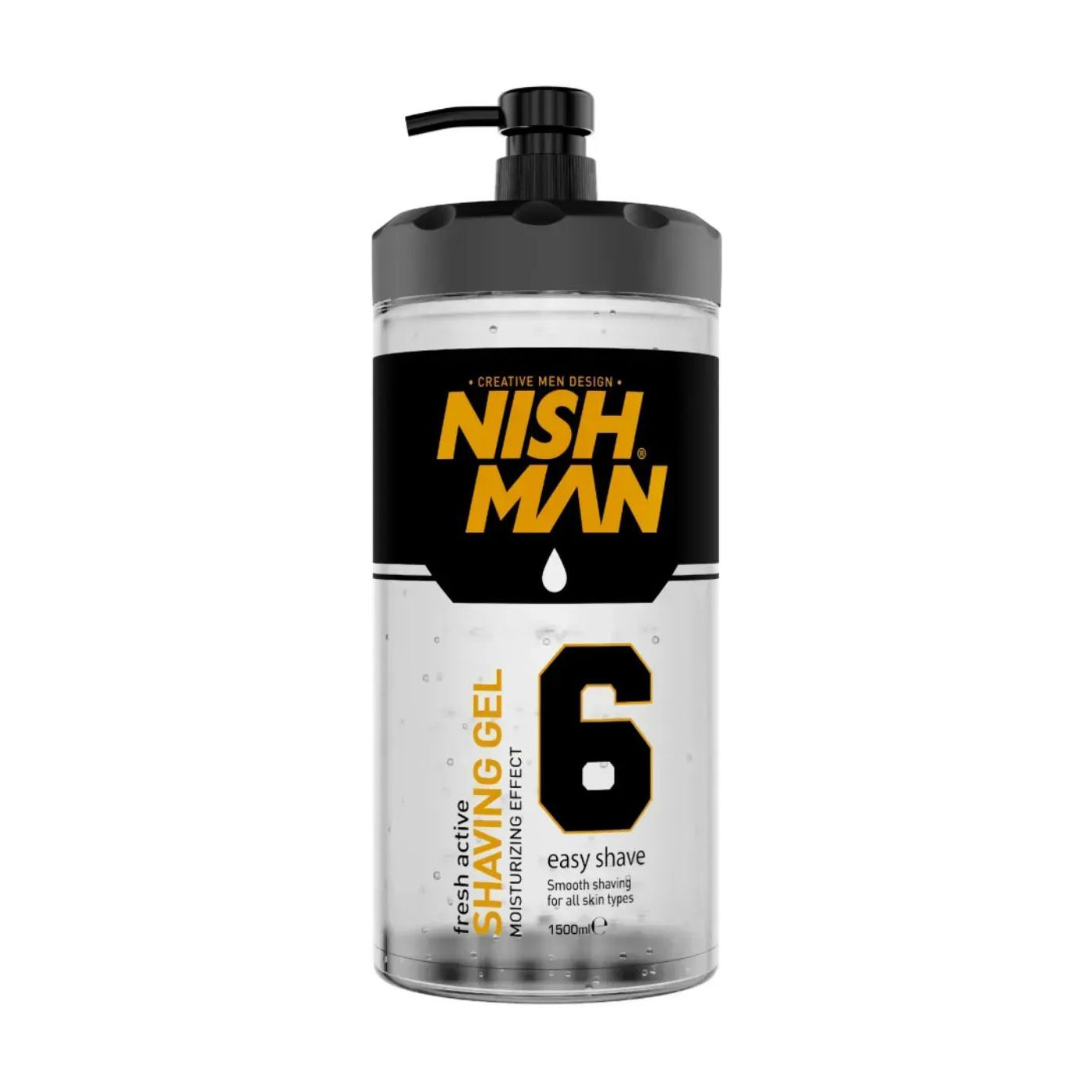 Гель для гоління Nishman Easy Shave No.6 Fresh Active Shaving Gel, 1.5 л